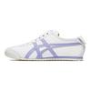 ONITSUKA TIGER Mexico 66 Canvas Модные Удобные Амортизирующие Прочные Низкие Повседневные Кроссовки Унисекс Белый Фиолетовый 1183B772-101