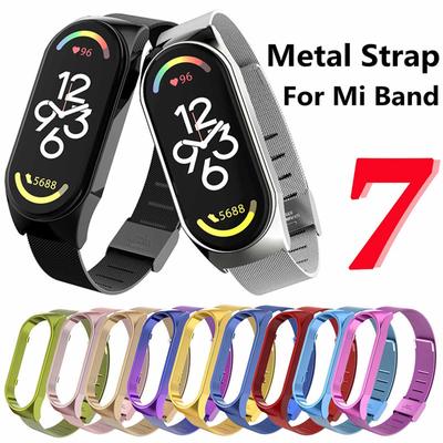 Для Mi Band 7 металлический ремешок для Mi Band 7 6 5 4 3 браслет безвинтовой браслет всех серий Mi Band 7 Xiomi MiBand на запястье