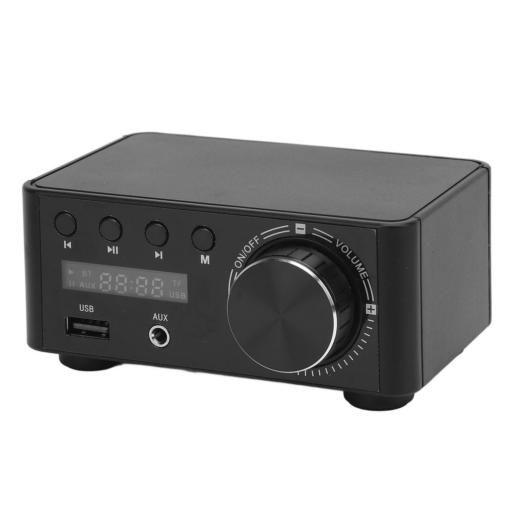 Bluetooth Усилитель мощности 80 Вт X 2 Стерео Bluetooth 5.0 Цифровой усилитель Поддержка карты памяти U-диска USB Звук для дома