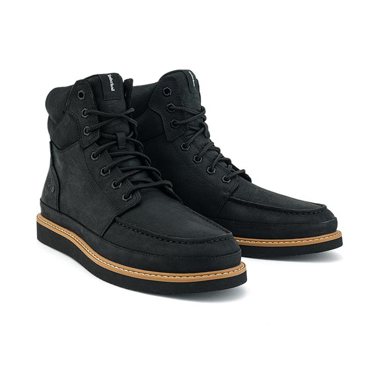 Timberland Прочные повседневные удобные легкие уличные ботинки до середины голени мужские ботинки черного цвета A698FW02