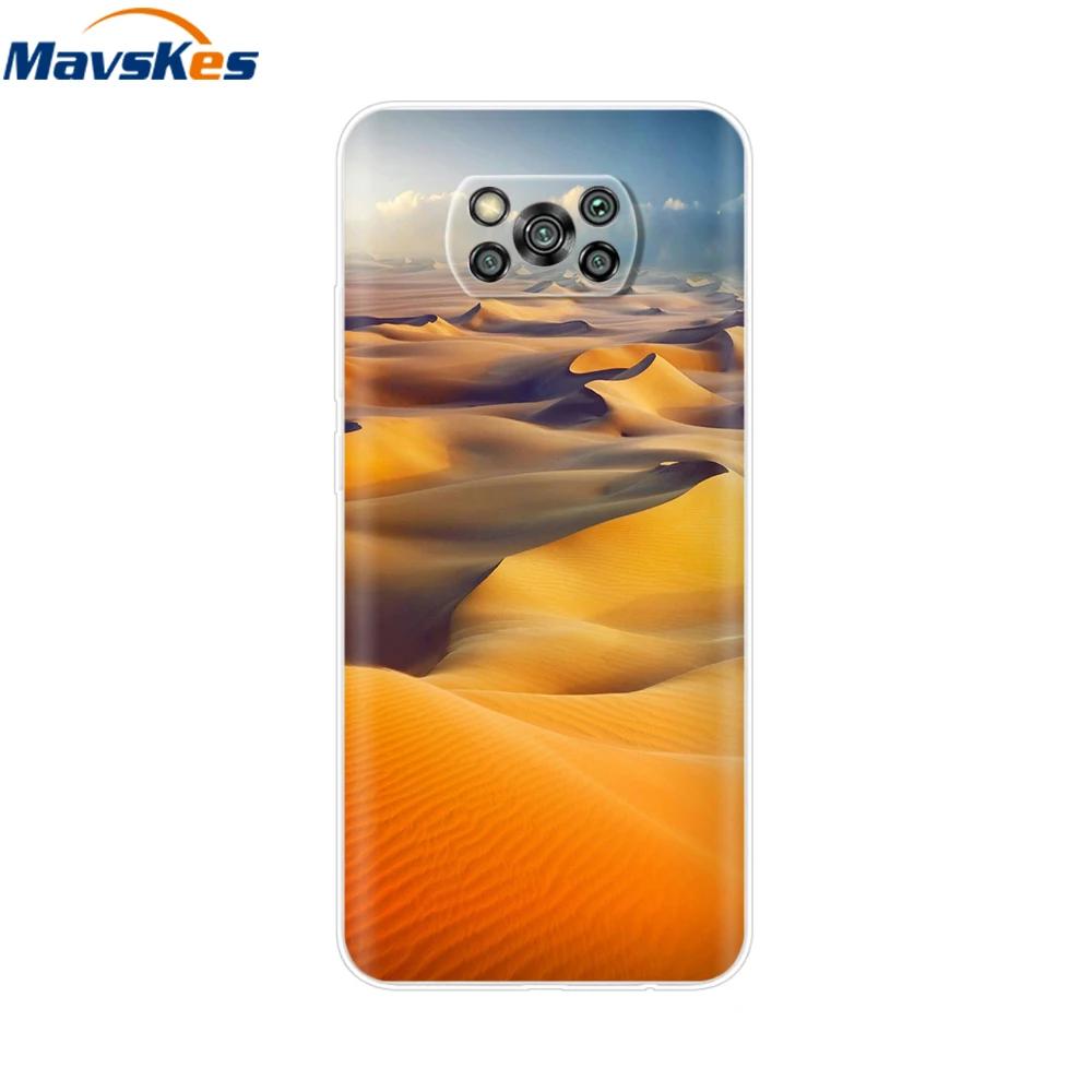 Цветочный чехол для телефона для Xiaomi Poco X3 NFC Милое сердце Мультяшный Funda для Poco X3 Pro Мягкая TPU крышка для Poco X3 NFC PocoX3 Pro Чехол