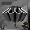 Fully Automatic Reverse Folding Umbrella with Windproof Reflective Stripe UV Umbrellas