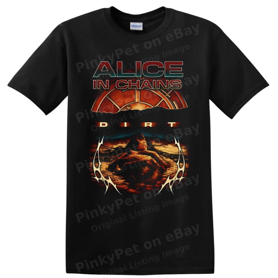 Alice in Chains Dirt Album Art T Shirt Grunge Rock Band Graphic Tee Fan
