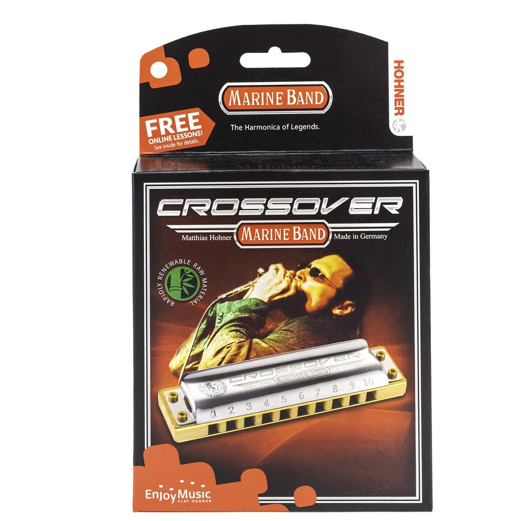 HOHNER MARINE BAND CROSSOVERA Marine Band Crossover 10 Hole Harmonica