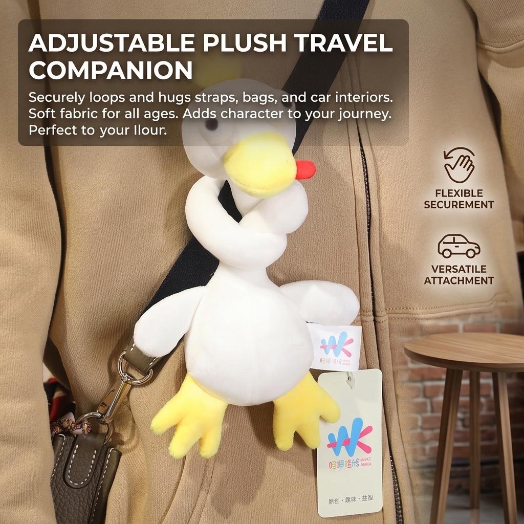 Giraffe Plush Doll Keychain Long Neck Stuffed Animal for Kids Girls Gift