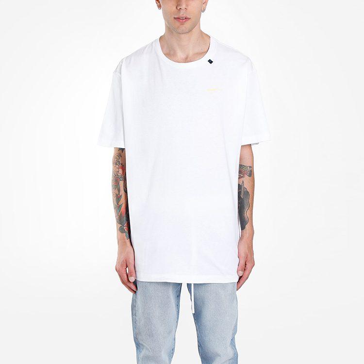 OFF WHITE FW19 Футболка Мужская Белая OMAA038F191850100160