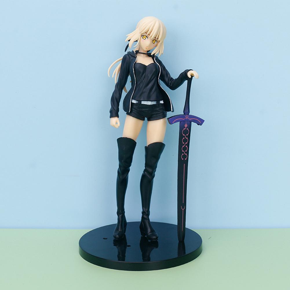 24СМ FATE STAY NIGHT FGO Алтрия Пендрагон Игровая Фигурка Стоячая поза Фигурки Действия Модель Украшение Кукла Коллекция Игрушка Подарок