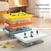 Пластиковый контейнер Lego для хранения мелких деталей с крышкой - Многоуровневый органайзер для детских конструкторов
