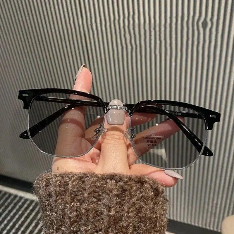Модные фотохромные очки для мужчин и женщин, большие очки для близорукости, уличные изменяющие цвет очки для близорукости, диоптрии