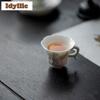 55ml Hand-painted Blue And White Butterfly Ear Teacup Elegant Tea Bowl Jug Tea-tasting Smelling Cup Jianzhan Master Cups Tea