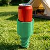 Sand Beach Cup Holder, Twist Beach Drink Stand for Cans And Bottles, Portable Outdoor Cup Stabilizer for Beach Camping Picnic