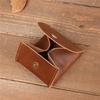 Genuine Leather Coin Purse Men Wallet Vintage Buckle Wallet Mini Wallet