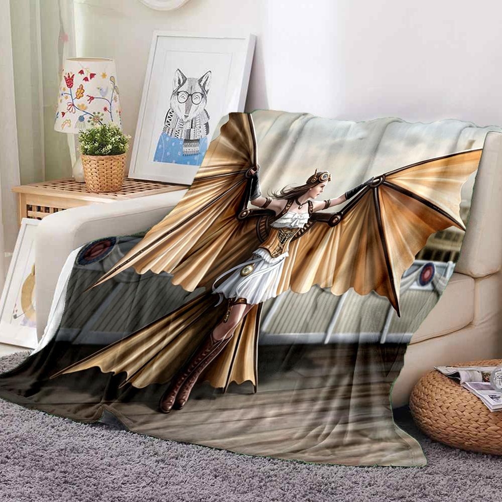 Maiden Flannel Blanket Throw Blanket Soft Warm Sofa Bed Camping Home Decor Unique Christmas Gift Cs92219