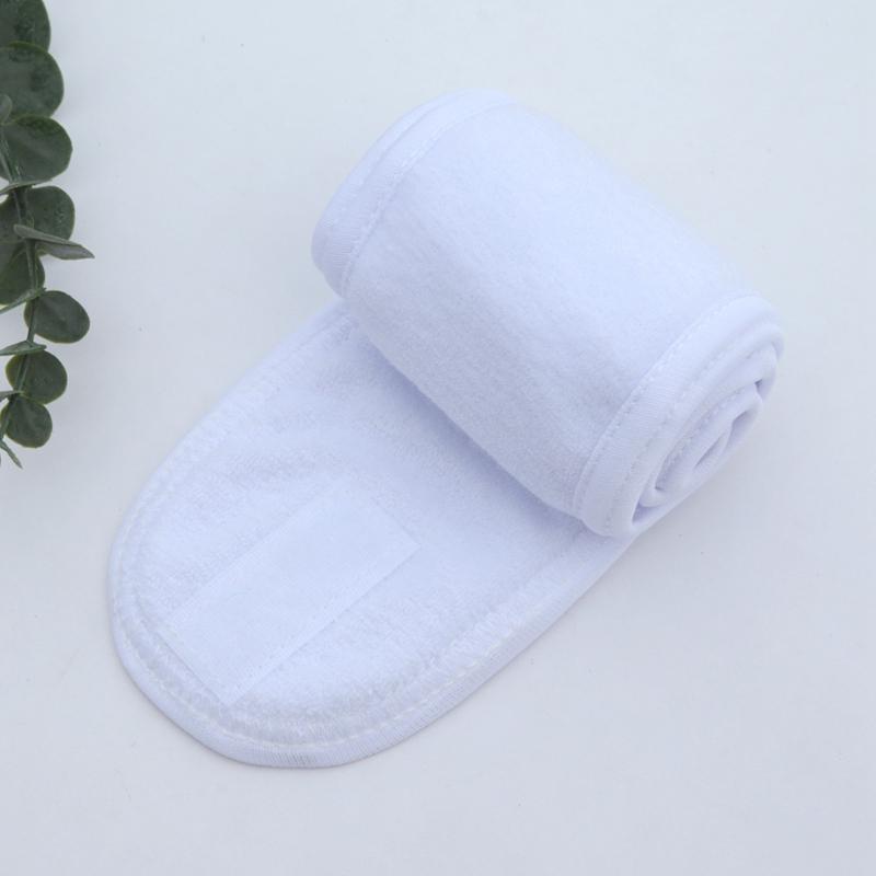 Women Head Band Adjustable Facial Yoga Headband Bath Makeup Hair Band for Face Washing Soft Toweling Hair Make Up Accessorie