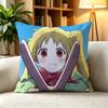 BBright Warm Nijika Ijichi Bocchi the Rock  Square DoubleSided printed Pillow Case Bedroom Bedside Pillow Sofa Cushion Cover