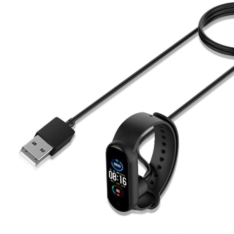 Зарядный кабель USB 55 см для MiBand 5 6 7 Магнитный зарядный адаптер Проводной шнур Для браслета Miband 6 7 Зарядка