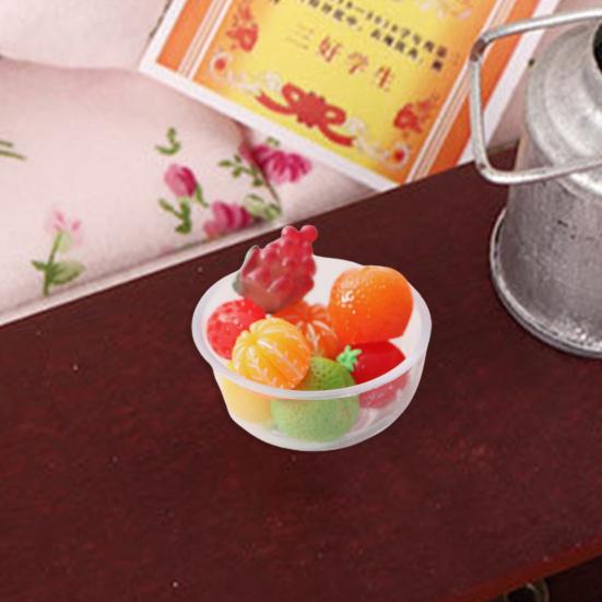 1:6 1:12 1 комплект забавных микро формочек для кукольного домика ручной работы, имитация искусственных фруктов, овощей, аксессуаров для детей