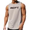 Muscleguys Summer Fitness Sweat-absorbing Breathable Sleeveless T-shirt Fashion Brand Printing Vest Men's Outer Wear Street Fashion Tops