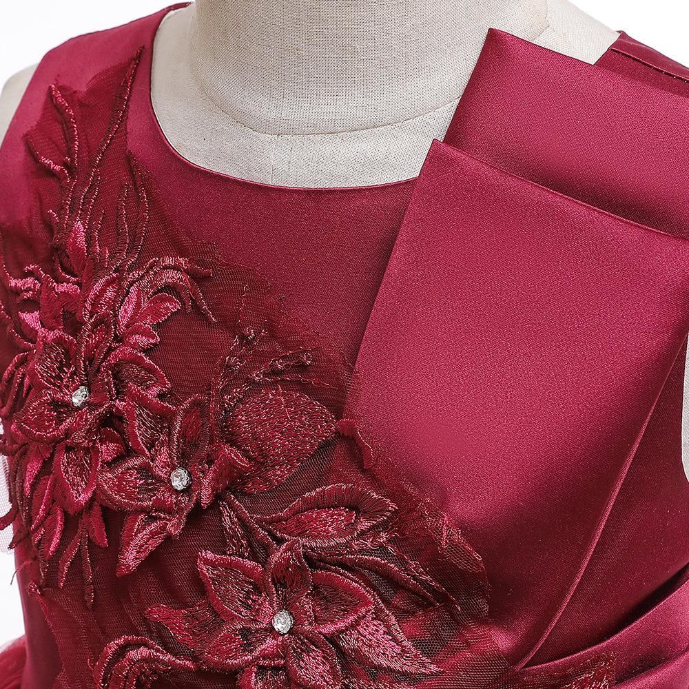 Платье принцессы из пышной сетки для девочек для выступлений и подиумов