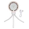 Battery Operated Stroller Digital Diaplay 360 Degree Oscillation Fan Tripod Clip On Flexible Fan 4000mAh