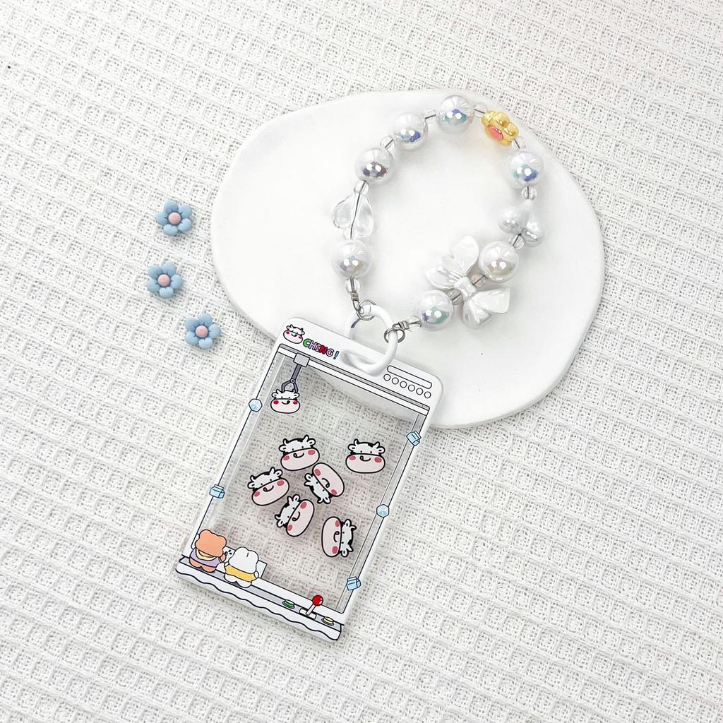 Милый креативный дизайн, забавный держатель для фотокарт Kpop, милый мультяшный держатель для студенческого удостоверения личности, чехол для семейного фотодержателя для друзей