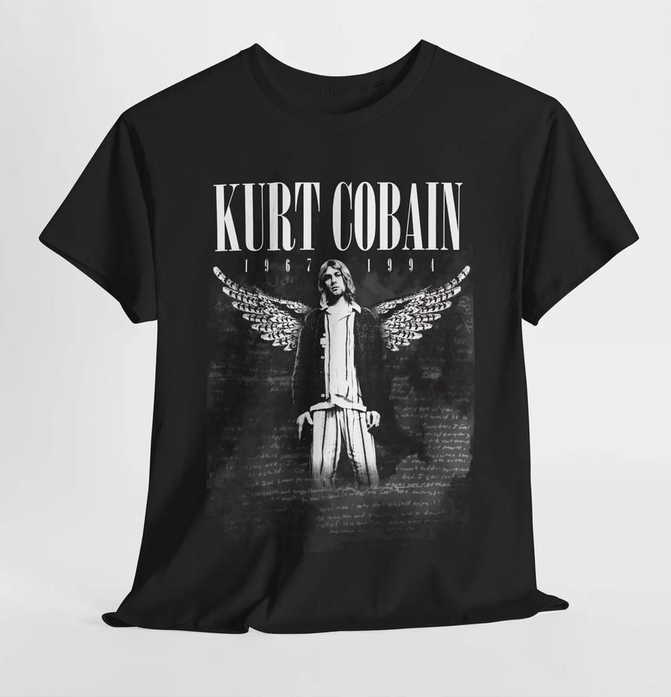 Футболка Курта Кобейна Унисекс Хлопок Подарок фанату Nirvana Размер S-5XL DO258 Унисекс Футболка
