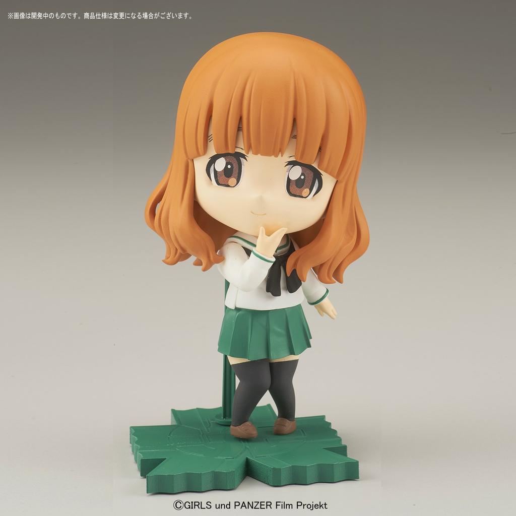 Puchi Rise Girls & Panzer Miho, Saori, Hana Set, Color-Coded Plastic Model