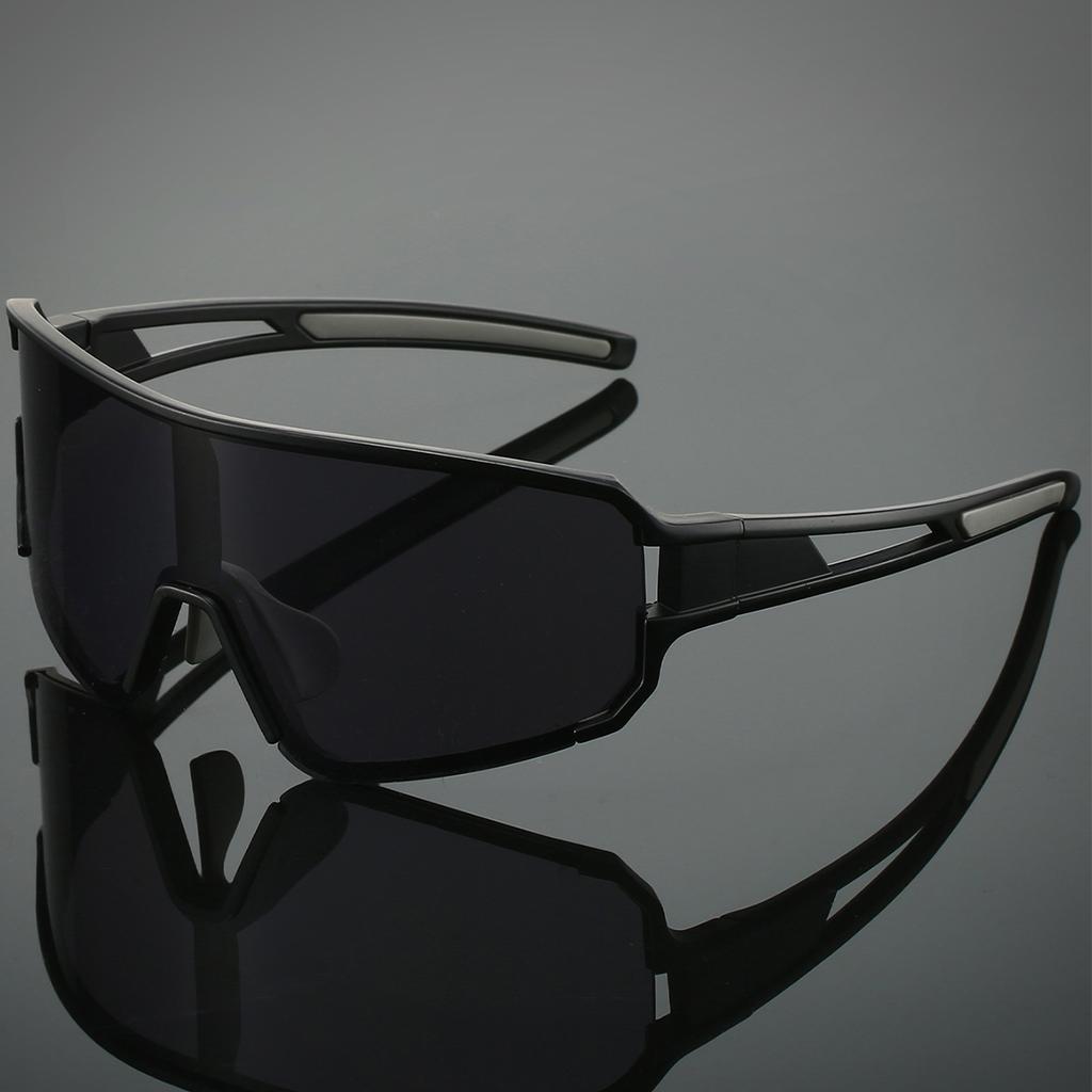 Спортивные очки оверсайз мужские  Новинка Панк Зеркальные Уличные Рыболовные Солнцезащитные очки Модные Ветрозащитные Защищающие от УФ-лучей Велосипедные Очки