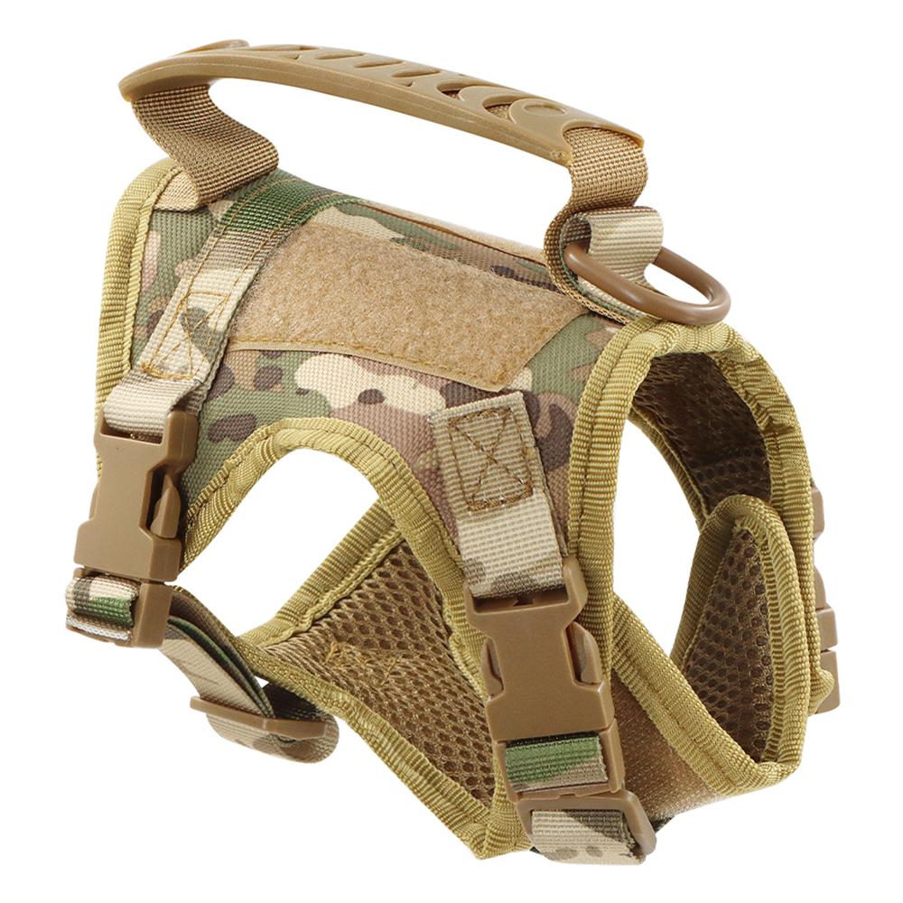 Тактическая кошачья шлейка Регулируемый жилет для военной службы Щенок Котенок Маленькие собаки Шлейки Выгул Тренировка Кошачьи аксессуары