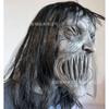 Halloween Night Devil Mask Horror No-Mouth Monster Latex Cosplay Party Prank Prop