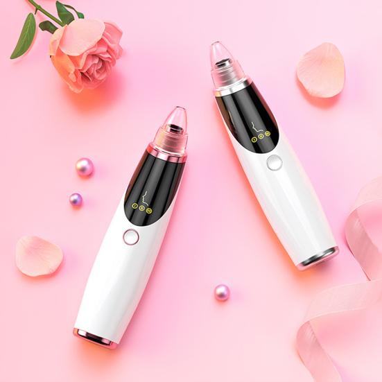 Электрический прибор для удаления черных точек, портативный вакуумный инструмент для удаления черных точек с 5 всасывающими головками, 3 режима регулировки, подарок для женщин и девочек