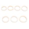 8Pcs Bikes Front Fork Sponge Rings Oil Seal Sponge Foams Rings Foams Absorption Seal Rings Suitable for Bikes Front Fork