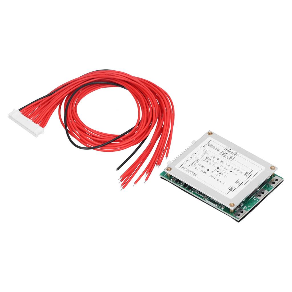 BMS PCB Protection Board for Li Ion Battery Cell Pack Power Supply 13S 48V 35A with Balance