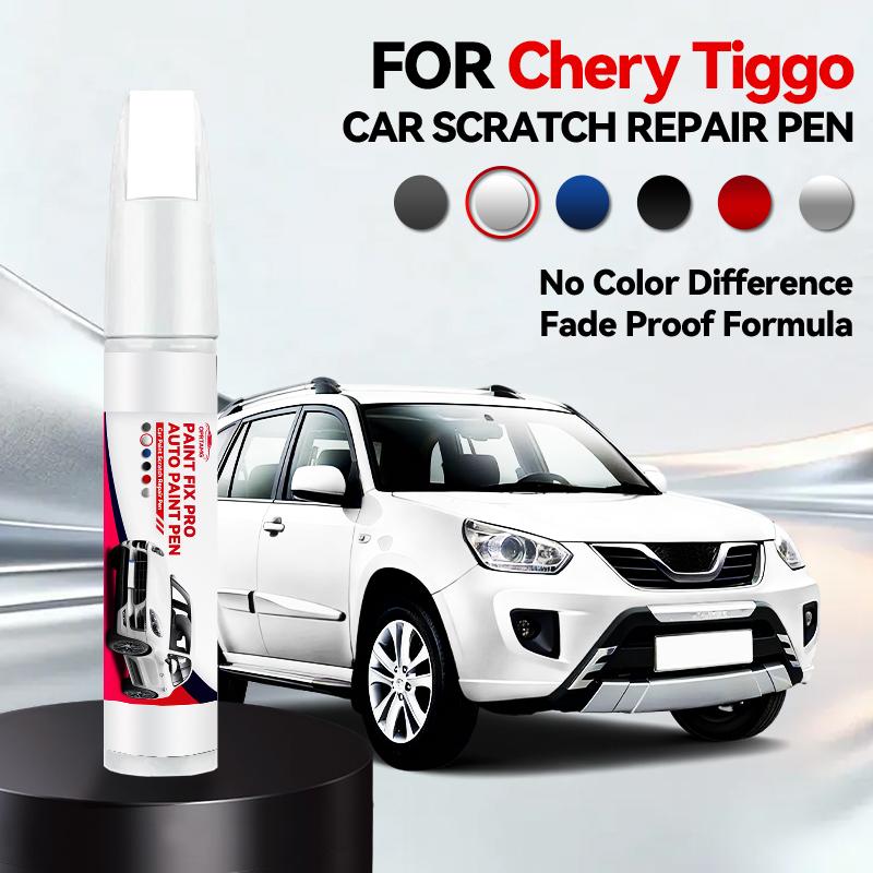 Для Chery Tiggo 1990-2026 Ремонтная ручка для краски Подкрашивание Удаление царапин Автоаксессуары Черный Белый Серебристый Серый Синий Красный