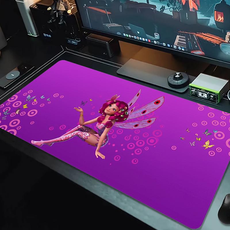 Mia And Me Mouse Pad Large Gaming Table Cushion Non-slip Laptop Tablet Big Mousepad XXL Mat Mini PC Playmat With Lock edge_xia