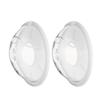 2pcs Wearable Milk Saver for Breastfeeding Manual Breastmilk Collector Silicone Breast Shell Milk Catcher for Collecting Leaking Breastmilk