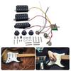 Electric Guitar Pickup Set HSH Style Guitar Pickups Set with Prewired Harness and 250K Potentiometer for Multiple Tones