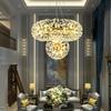 Modern Crystal Chandelier Living Room Dining Room Light LED Chandelier Bedroom Luxury Crystal Light Cafe Bar Lighting
