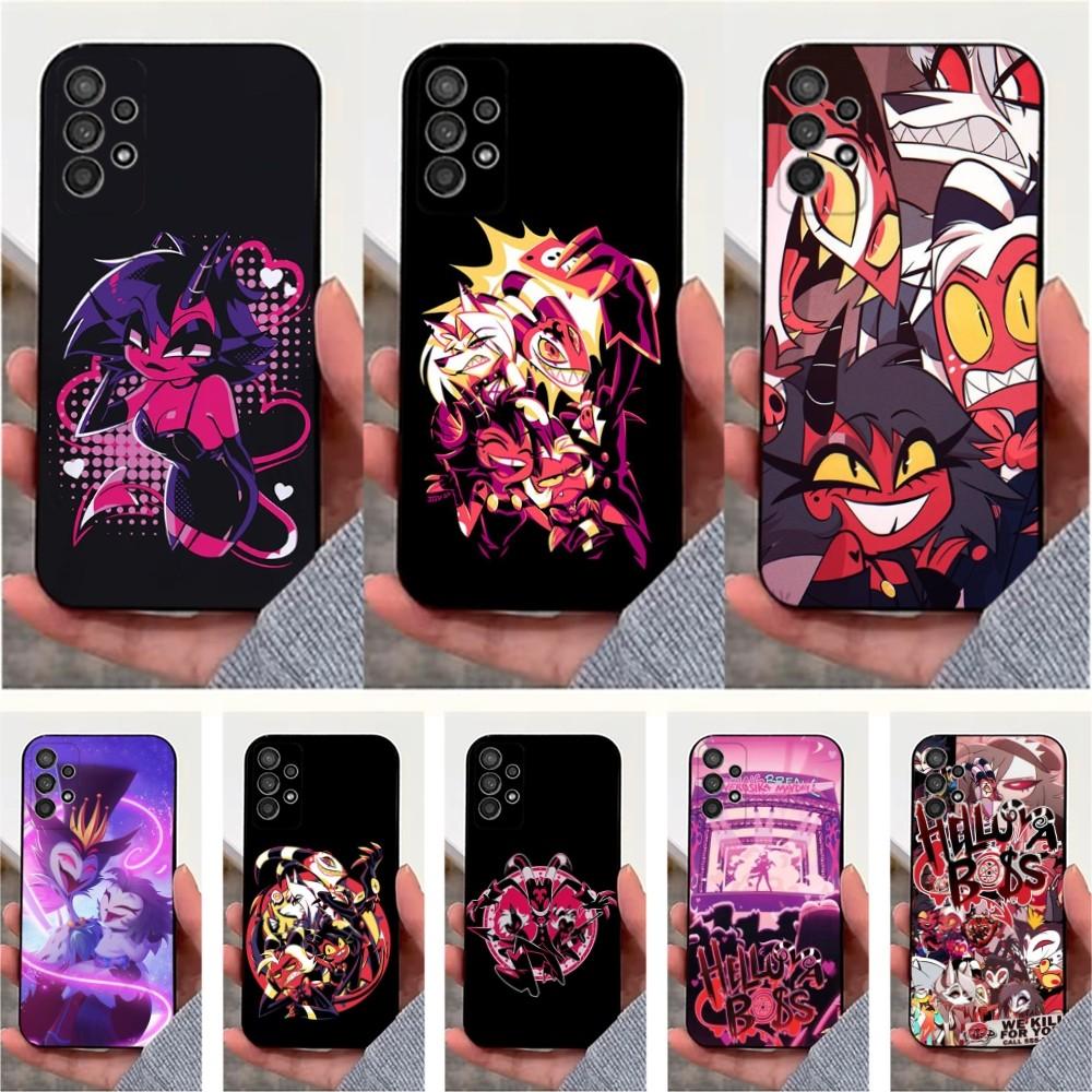 Чехол для телефона с аниме H-Helluva B-Boss для Samsung S25, S24, S23, S22, S20, S21, S10, Ultra, Plus, Lite, FE, Мягкий силиконовый черный чехол