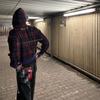 Европейская и американская осенне-зимняя ретро клетчатая толстовка с капюшоном свободного кроя для мужчин и женщин, уличная модная