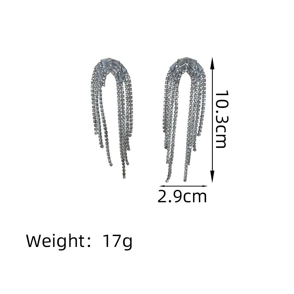 Серьги-лепестки из хрусталя 925 пробы, нишевый дизайн, холодный ветер, универсальный темперамент, серьги-гвоздики, изысканные серьги