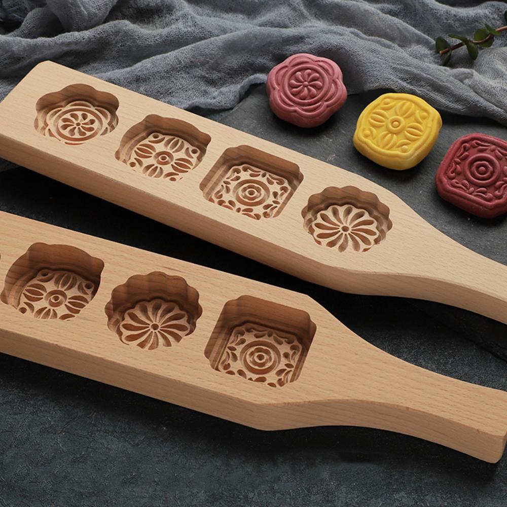 Oriental Baking Kitchen Pastry Moon Cake Mould Ma'amoul Form Mooncake Mold Cookie Stamp
