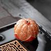 Simulated Peeled Orange Tea Pet Corrosion-resistant Tangerine Tea Table Ornament  Tea Room
