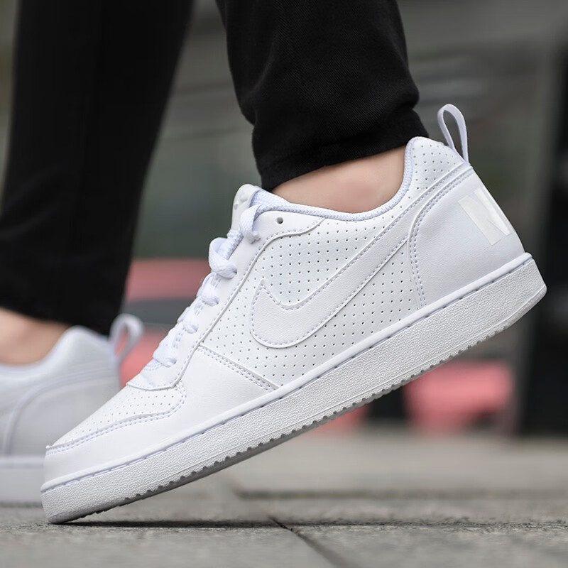 Nike Кроссовки Court Borough Low SL Тройной белый Детские AV3171-100
