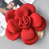 Exquisite Large Flower Corsage 3D Formal Dress Badge 22cm Camellia Brooch  Clothing Accessory