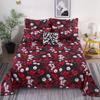 Постельное белье из мягкой ткани с цветочным рисунком для всех сезонов - Доступно в размерах для двуспальной и односпальной кровати