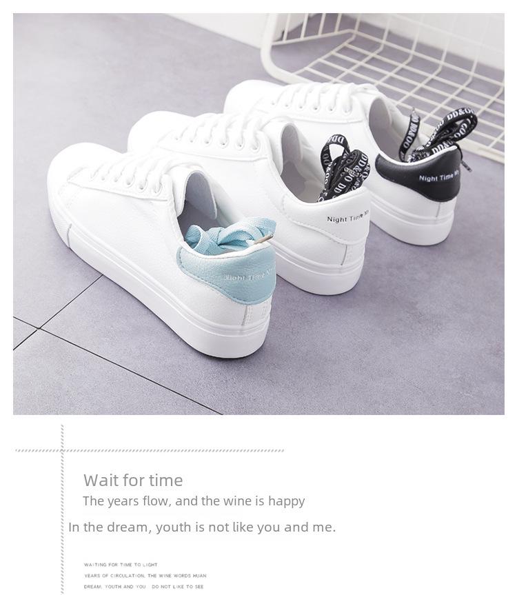 Женские повседневные белые балетки: Дышащий, Модный, Тренд Весна/Осень 2021 для Студентов и Онлайн-Знаменитостей