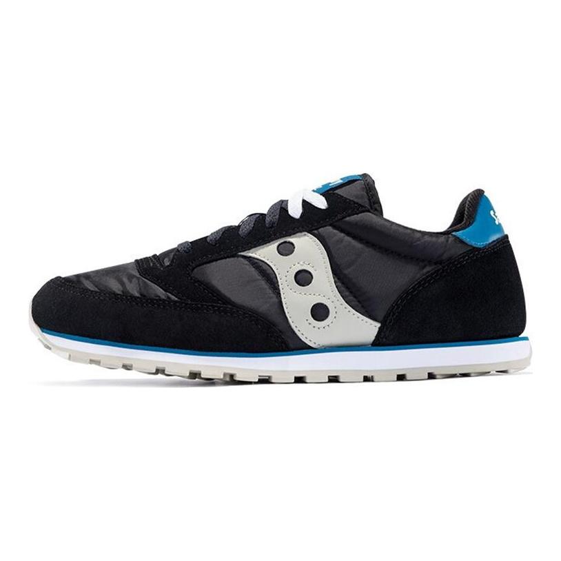 SAUCONY Сетчатые Джазовые Нескользящие Легкие Низкие Беговые Кроссовки Мужские Черные S2866-308