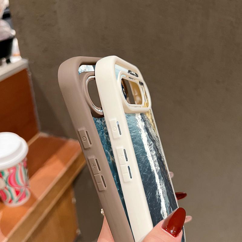 Модный матовый чехол для телефона с морским узором для Google Pixel 9 Pro XL 8 Pro 8A, защита объектива, мягкий противоударный бампер из ТПУ