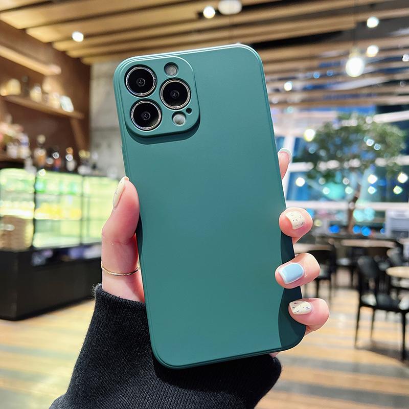 Мягкий квадратный жидкий силиконовый чехол для телефона с полным покрытием противоударный защитный чехол для камеры для OPPO